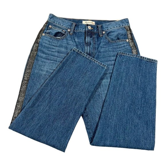 Madewell‎ The Perfect Vintage Blue Jean With Vertical Line - Size  W 29- NWT!! - Picture 1 of 16